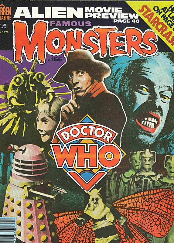 FAMOUS MONSTERS OF FILMLAND magazine side cover Issue 155 July 1979