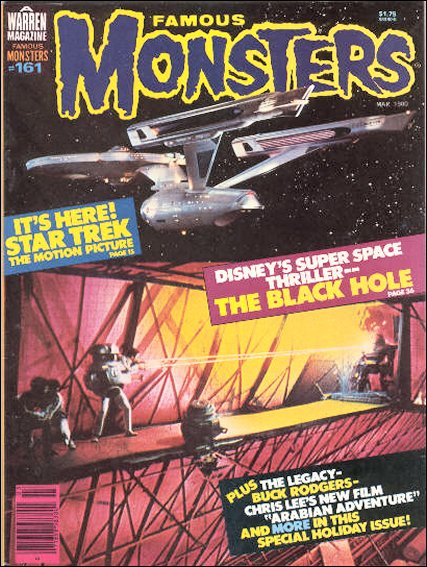 FAMOUS MONSTERS OF FILMLAND magazine side cover Issue 161  1980