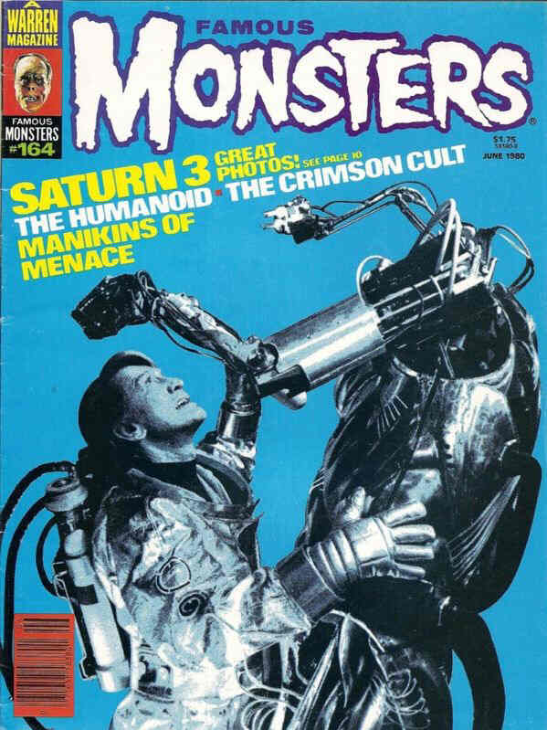 FAMOUS MONSTERS OF FILMLAND magazine side cover Issue 164 June 1980