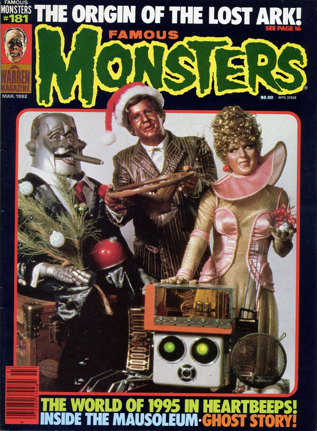 FAMOUS MONSTERS OF FILMLAND magazine side cover Issue 181 March 1982
