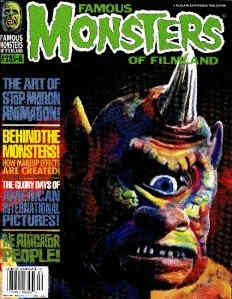 FAMOUS MONSTERS OF FILMLAND magazine side cover Issue 235 Summer 2001