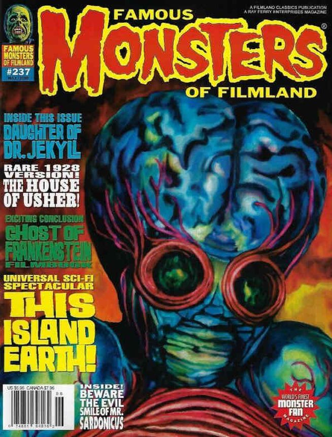 FAMOUS MONSTERS OF FILMLAND magazine side cover Issue 237  2004