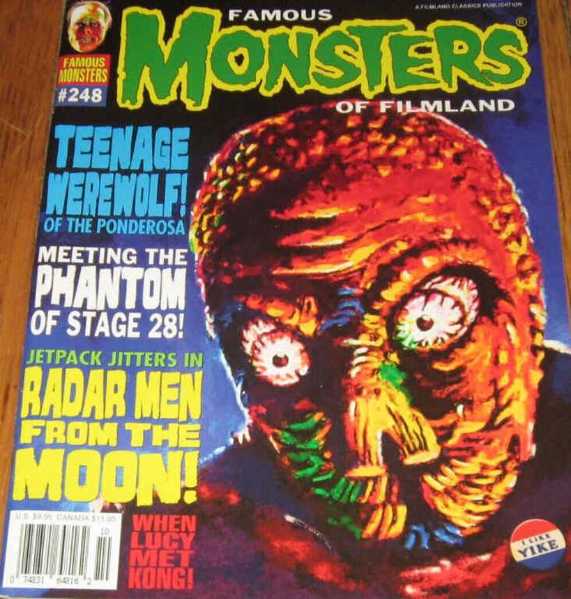 FAMOUS MONSTERS OF FILMLAND magazine side cover Issue 248  2008