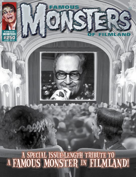 FAMOUS MONSTERS OF FILMLAND magazine side cover Issue 250 June 2010