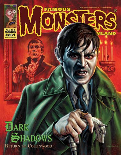 FAMOUS MONSTERS OF FILMLAND magazine side cover Issue 261 May/June 2012