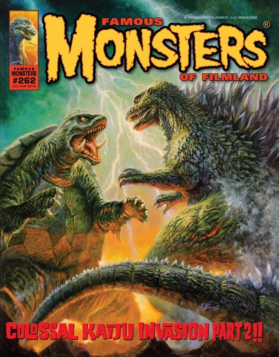 FAMOUS MONSTERS OF FILMLAND magazine side cover Issue 262 July/August 2012