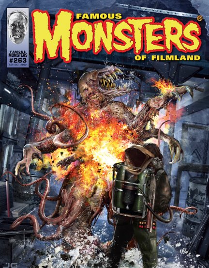 FAMOUS MONSTERS OF FILMLAND magazine side cover Issue 263 September/October 2012