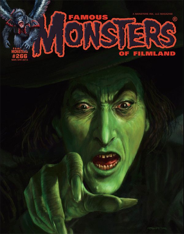 FAMOUS MONSTERS OF FILMLAND magazine side cover Issue 266 March/April 2013