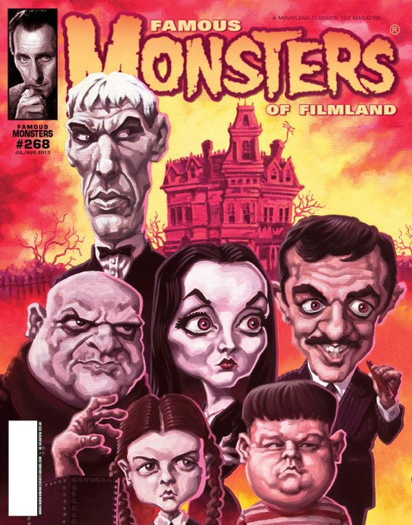 FAMOUS MONSTERS OF FILMLAND magazine side cover Issue 268 July/August 2013
