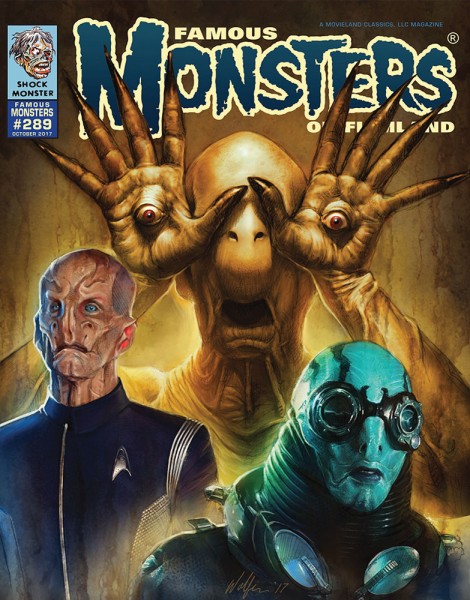 FAMOUS MONSTERS OF FILMLAND magazine side cover Issue 289  October 2017
