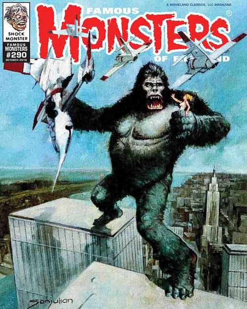 FAMOUS MONSTERS OF FILMLAND magazine side cover Issue 290  October 2018
