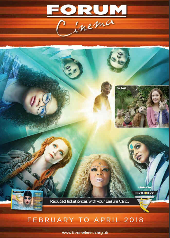FORUM CINEMA magazine side cover  February/April 2018