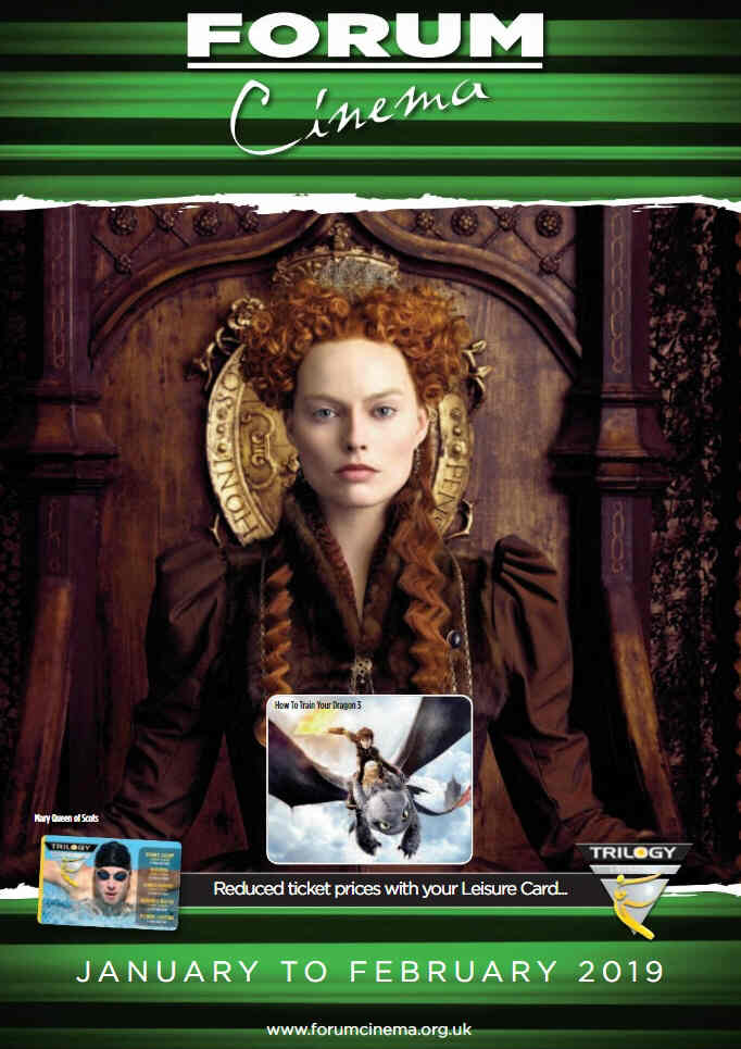 FORUM CINEMA magazine side cover  January/February 2019