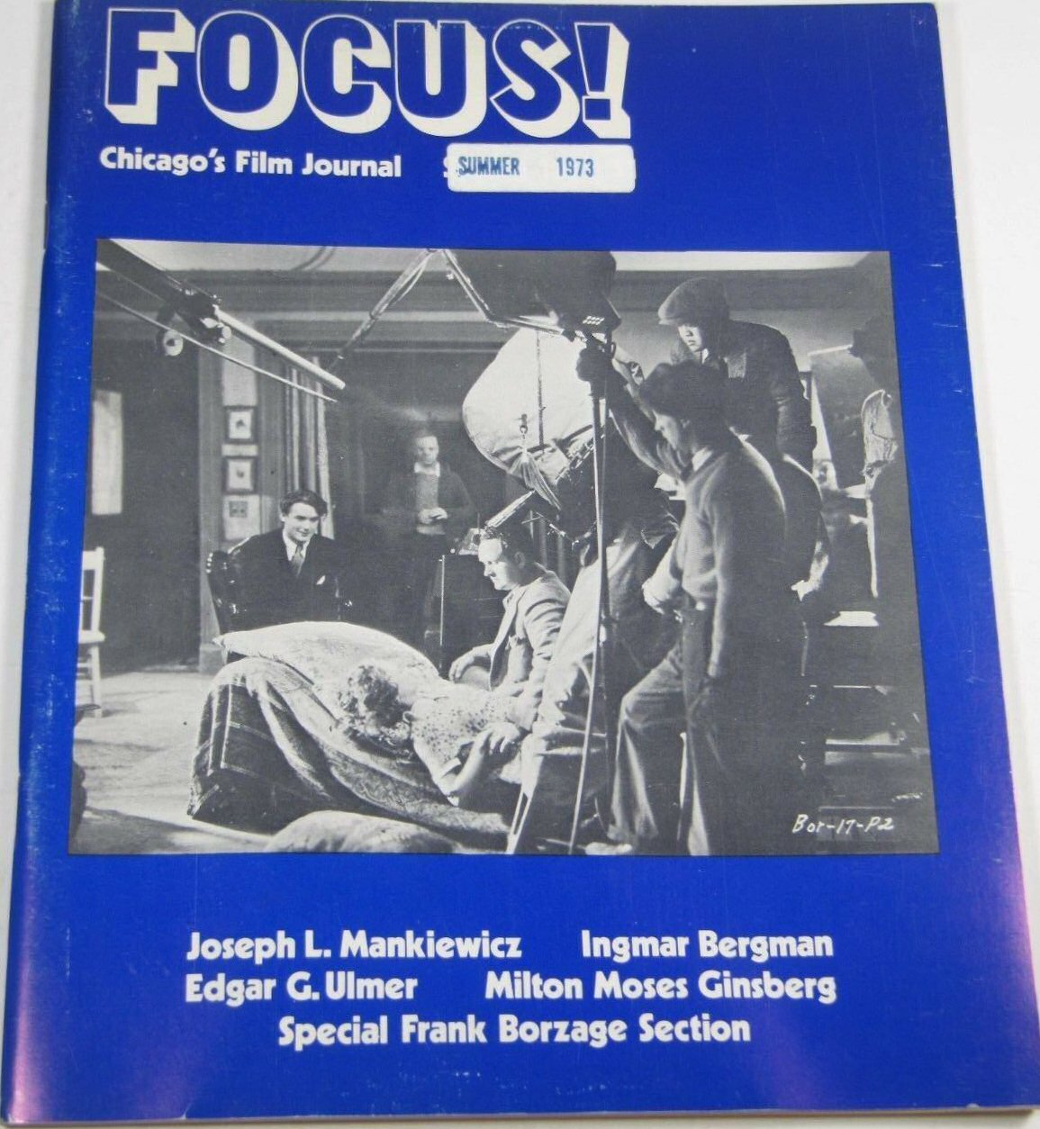 FOCUS! magazine side cover Summer 1973