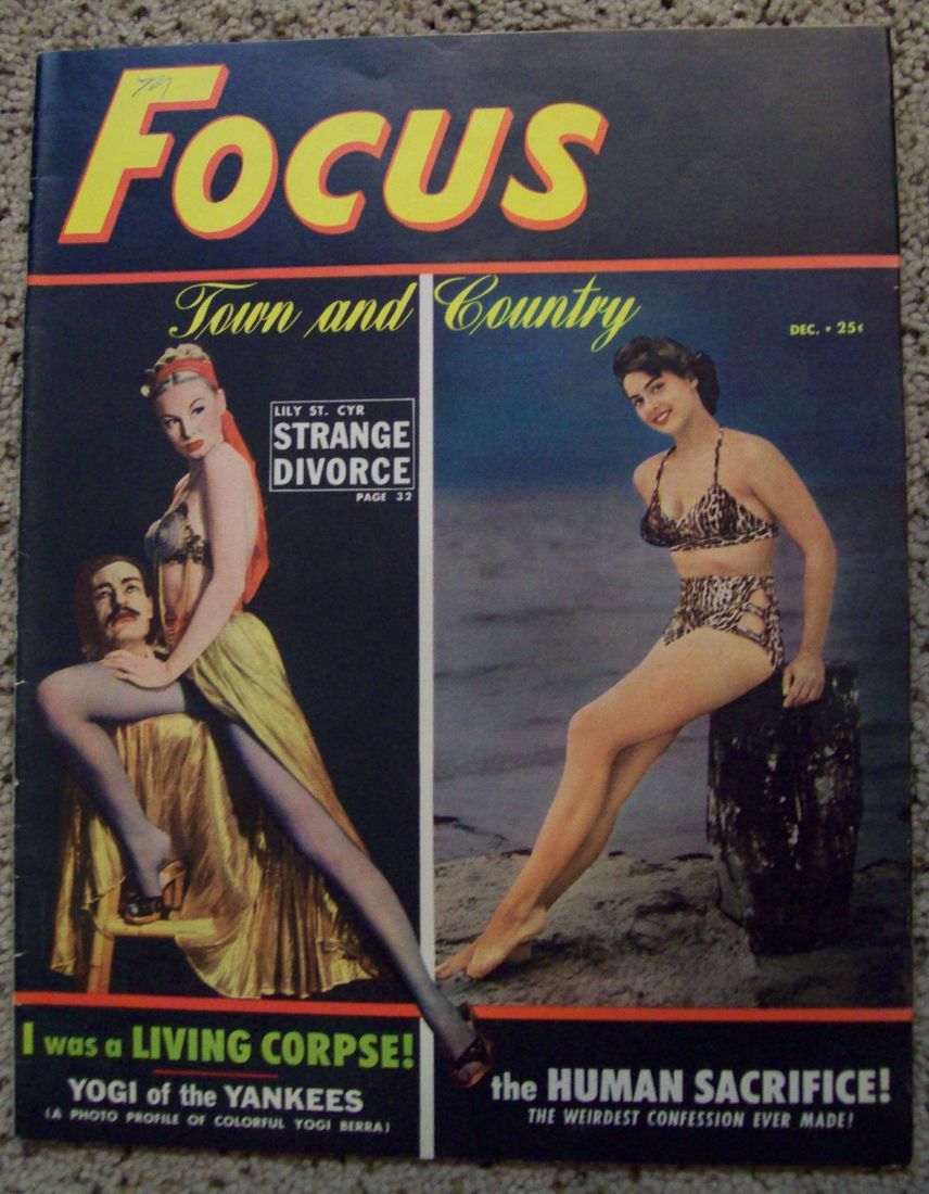 FOCUS (50s) magazine side cover December 1950