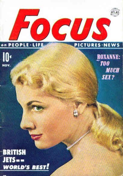 FOCUS (50s) magazine side cover November 1951