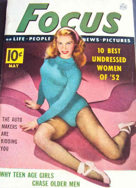 FOCUS (50s) magazine side cover  Vol 2 # 5 May 1952
