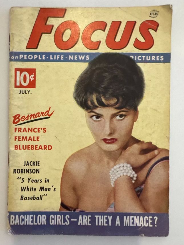 FOCUS (50s) magazine side cover  Vol 2 # 7 July 1952