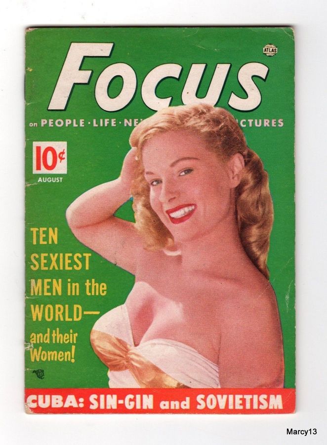 FOCUS (50s) magazine side cover  Vol 2 # 8 August 1952