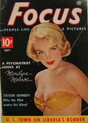 FOCUS (50s) magazine side cover  Vol 2 # 9 September 1952