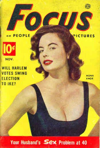 FOCUS (50s) magazine side cover  Vol 2 # 11 November 1952