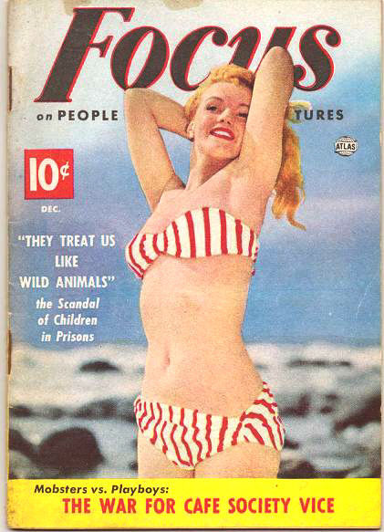 FOCUS (50s) magazine side cover  Vol 2 # 12 December 1952