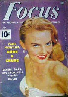 FOCUS (50s) magazine side cover  Vol 3 # 2 February 1953