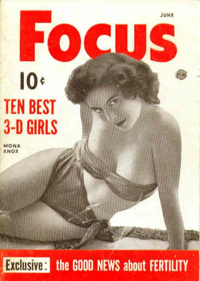 FOCUS (50s) magazine side cover  Vol 3 # 6 June 1953