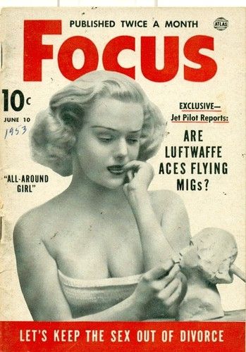 FOCUS (50s) magazine side cover  Vol 3 # 7 10 June 1953