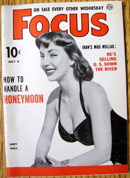 FOCUS (50s) magazine side cover  Vol 3 # 9 8 July 1953