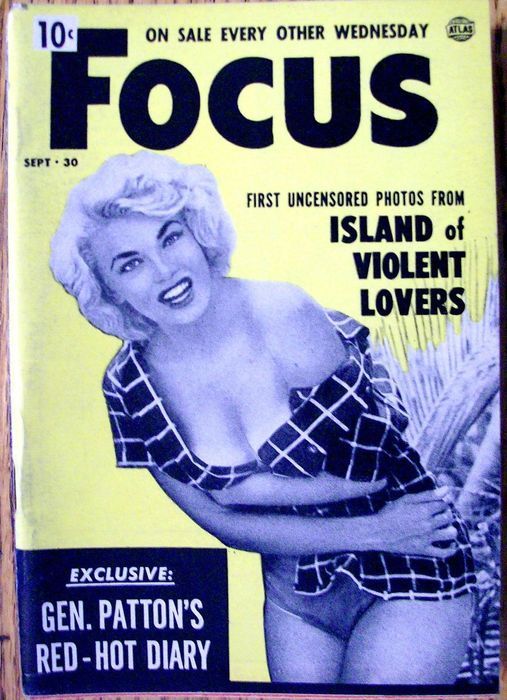 FOCUS (50s) magazine side cover  Vol 3 # 15 30 September 1953