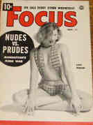 FOCUS (50s) magazine side cover  Vol 3 # 18 11 November 1953