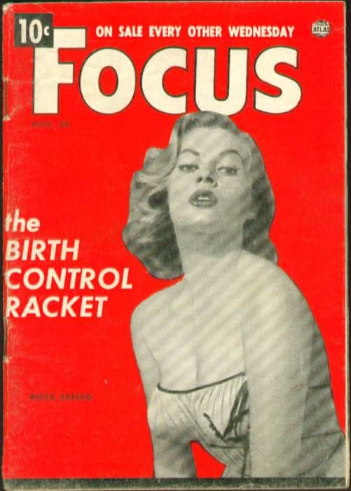 FOCUS (50s) magazine side cover  Vol 3 # 19 25 November 1953