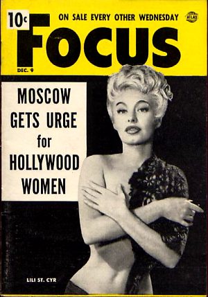 FOCUS (50s) magazine side cover  Vol 3 # 20 9 December 1953