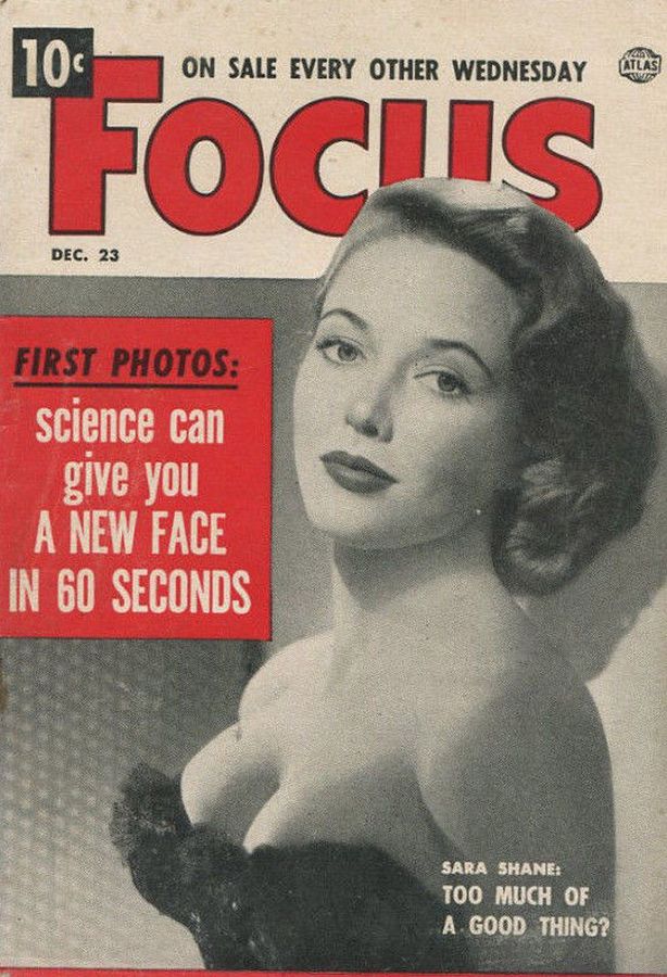 FOCUS (50s) magazine side cover  Vol 3 # 21 23 December 1953