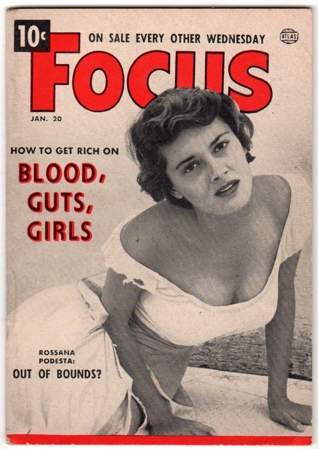 FOCUS (50s) magazine side cover 20 January 1954