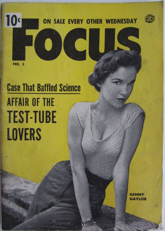 FOCUS (50s) magazine side cover 3 February 1954