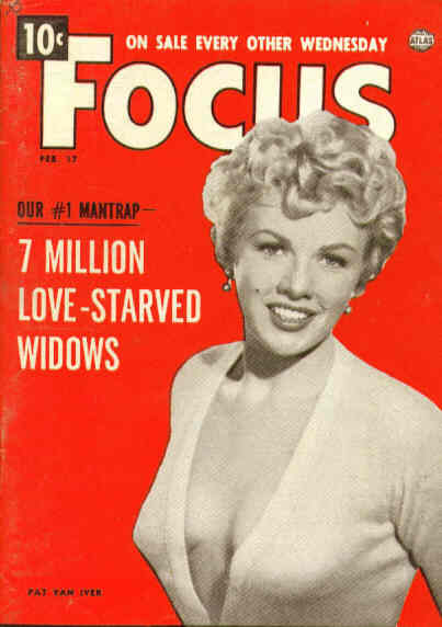 FOCUS (50s) magazine side cover 17 February 1954
