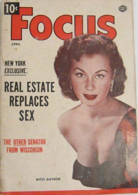 FOCUS (50s) magazine side cover April 1954