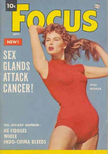 FOCUS (50s) magazine side cover September 1954
