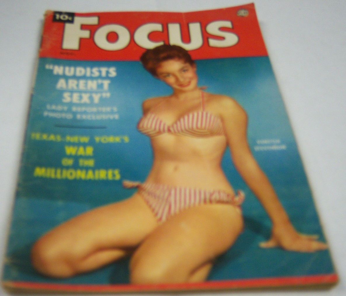 FOCUS (50s) magazine side cover November 1954