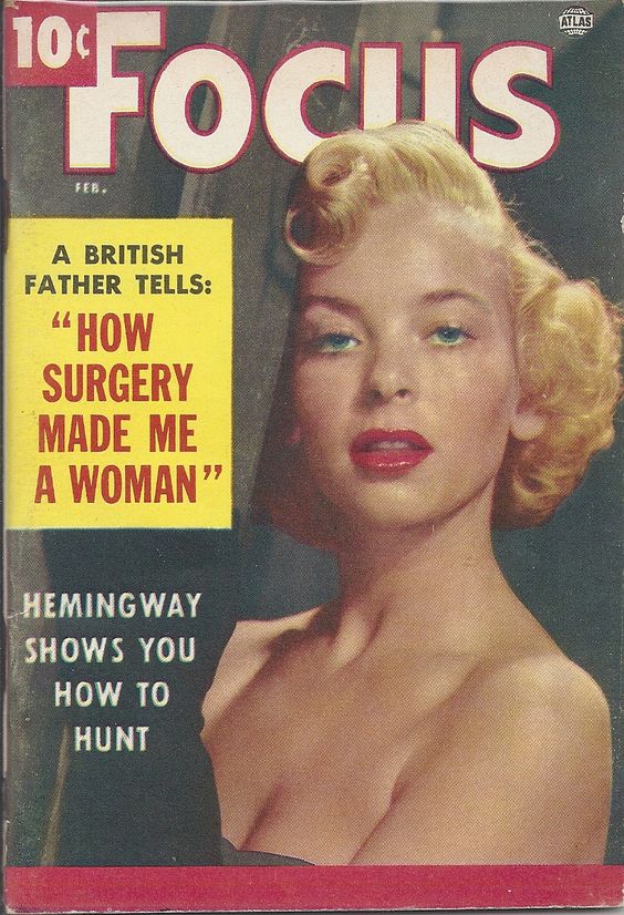 FOCUS (50s) magazine side cover February 1955