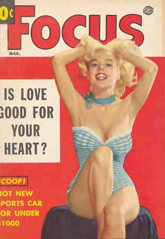 FOCUS (50s) magazine side cover March 1955