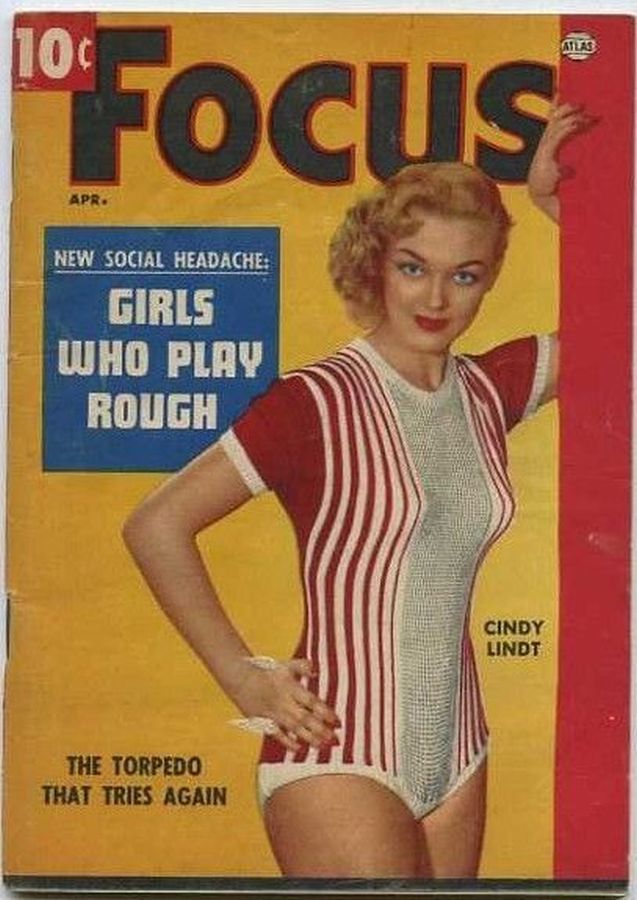 FOCUS (50s) magazine side cover April 1955