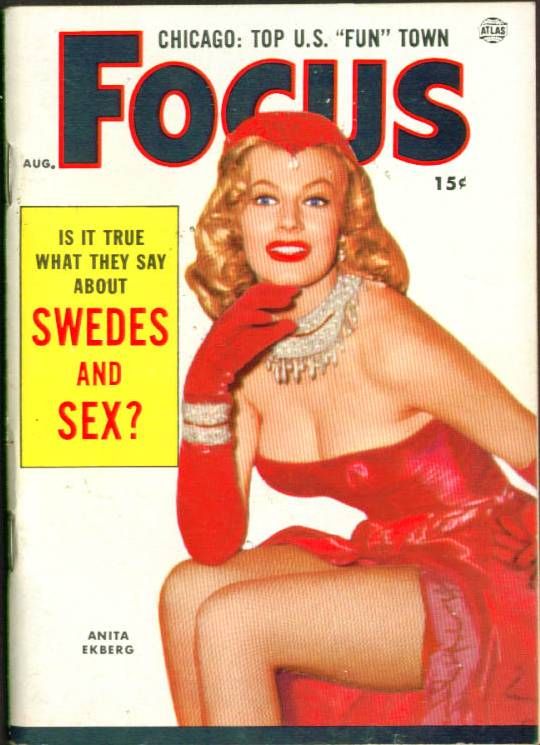 FOCUS (50s) magazine side cover August 1955