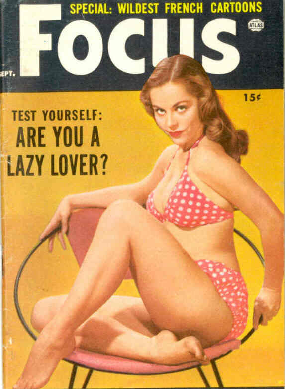 FOCUS (50s) magazine side cover September 1955