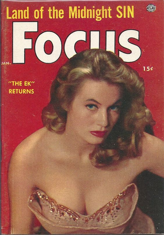 FOCUS (50s) magazine side cover January 1956