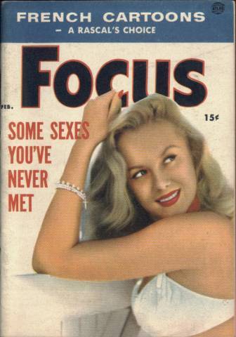 FOCUS (50s) magazine side cover  Vol 6 # 2 February 1956