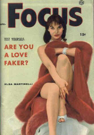 FOCUS (50s) magazine side cover April 1956