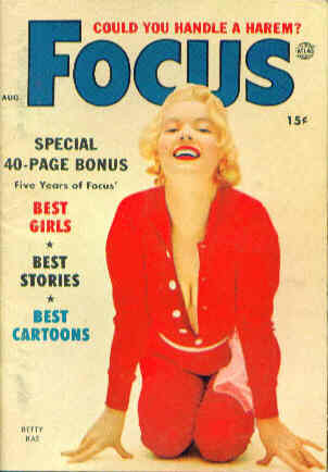 FOCUS (50s) magazine side cover August 1956